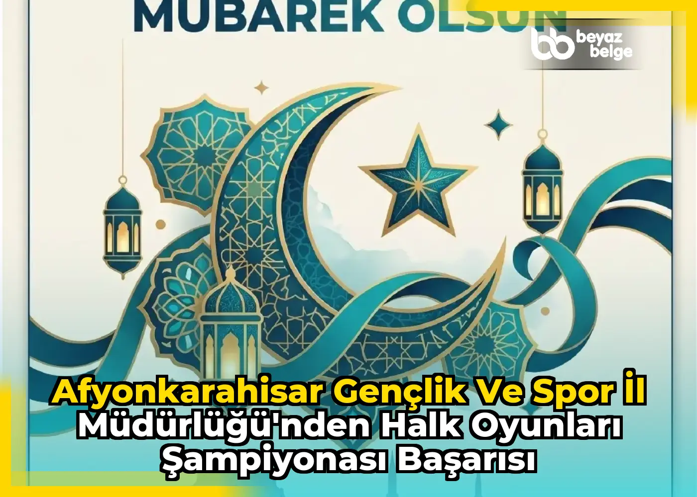 Afyonkarahisar Gençlik ve Spor İl Müdürlüğü'nden Halk Oyunları Şampiyonası Başarısı