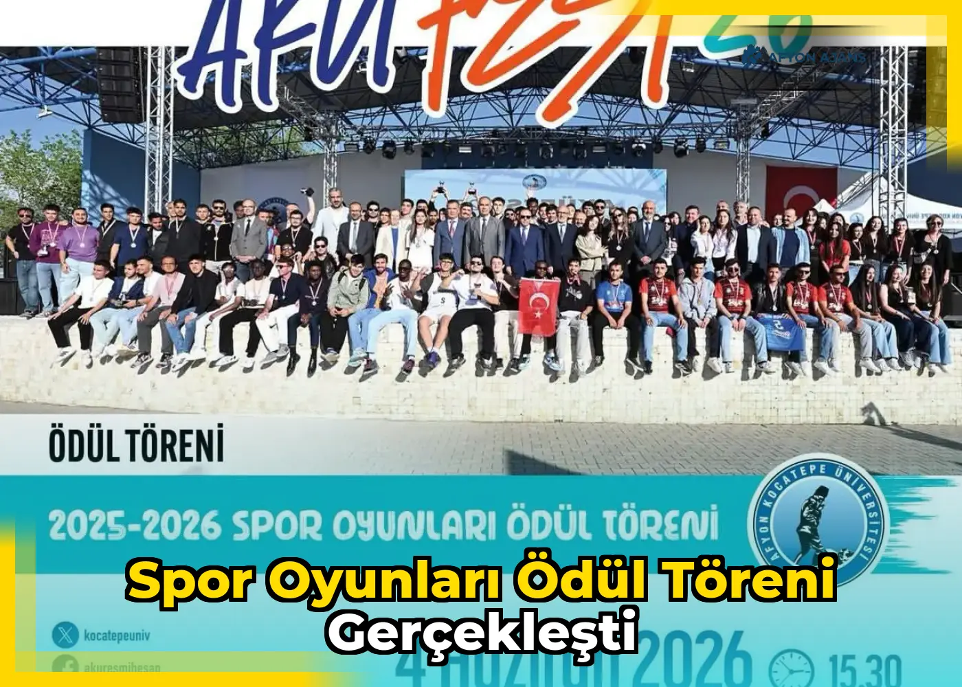 Spor Oyunları Ödül Töreni Gerçekleşti