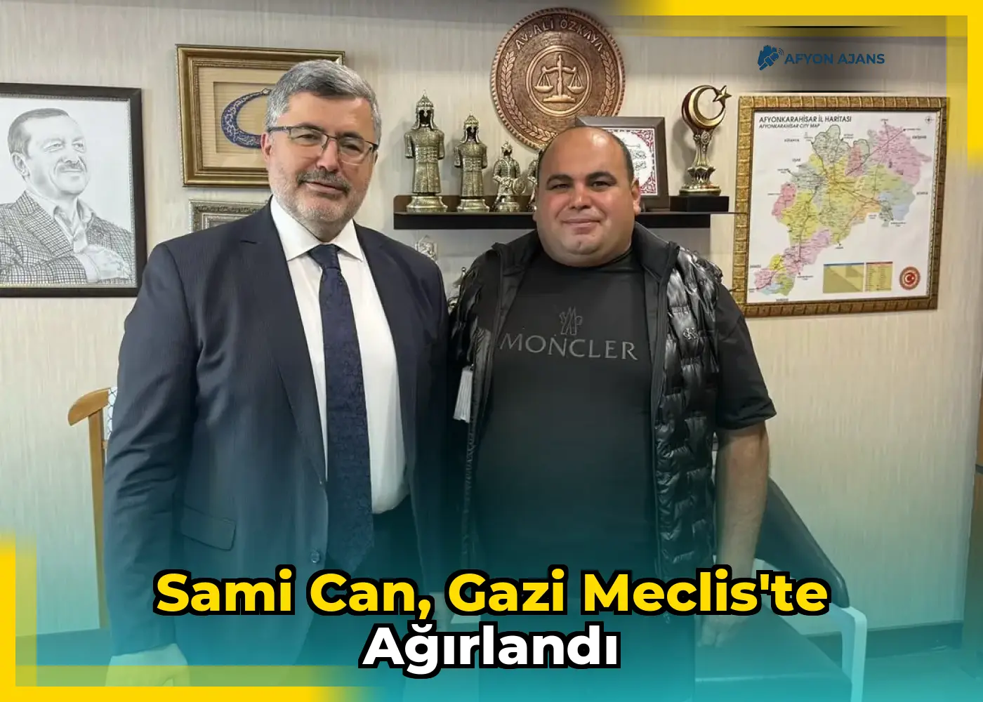 Sami Can, Gazi Meclis'te ağırlandı
