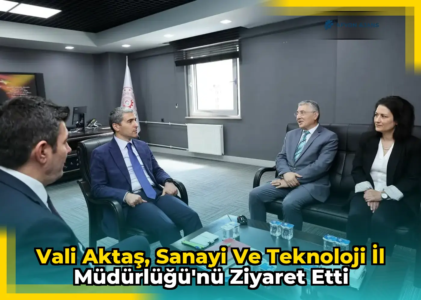 Vali Aktaş, Sanayi ve Teknoloji İl Müdürlüğü'nü ziyaret etti