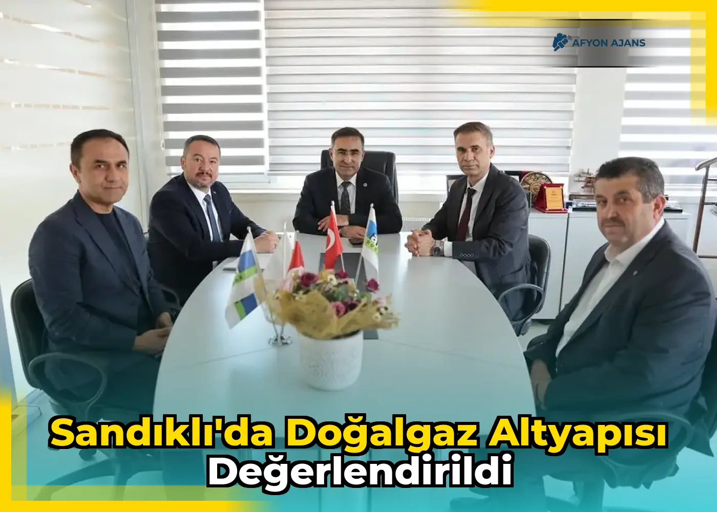 Sandıklı'da Doğalgaz Altyapısı Değerlendirildi