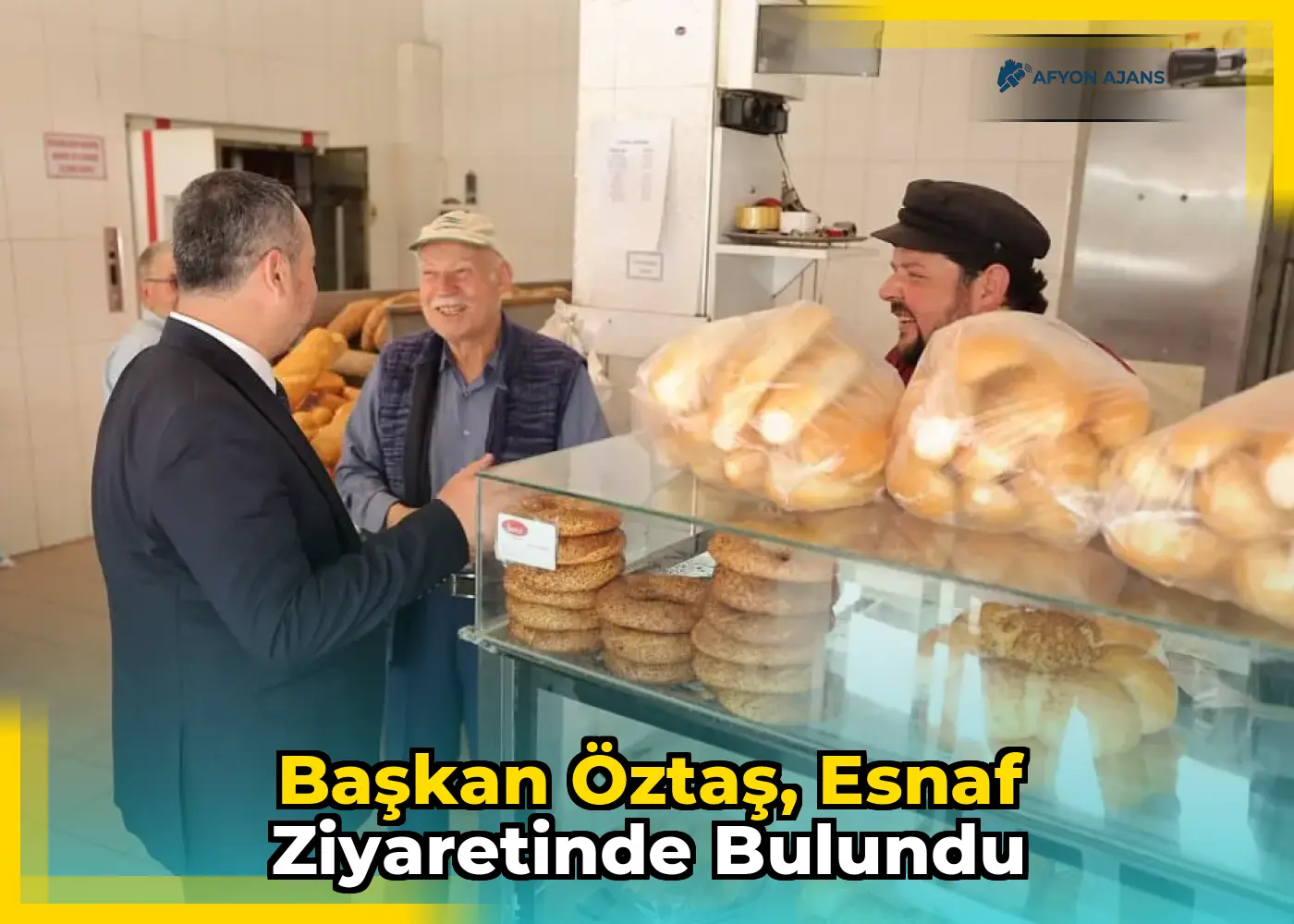 Başkan Öztaş, esnaf ziyaretinde bulundu