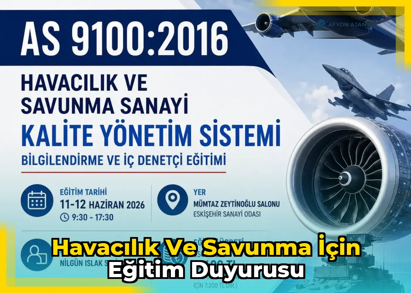 Havacılık ve Savunma İçin Eğitim Duyurusu
