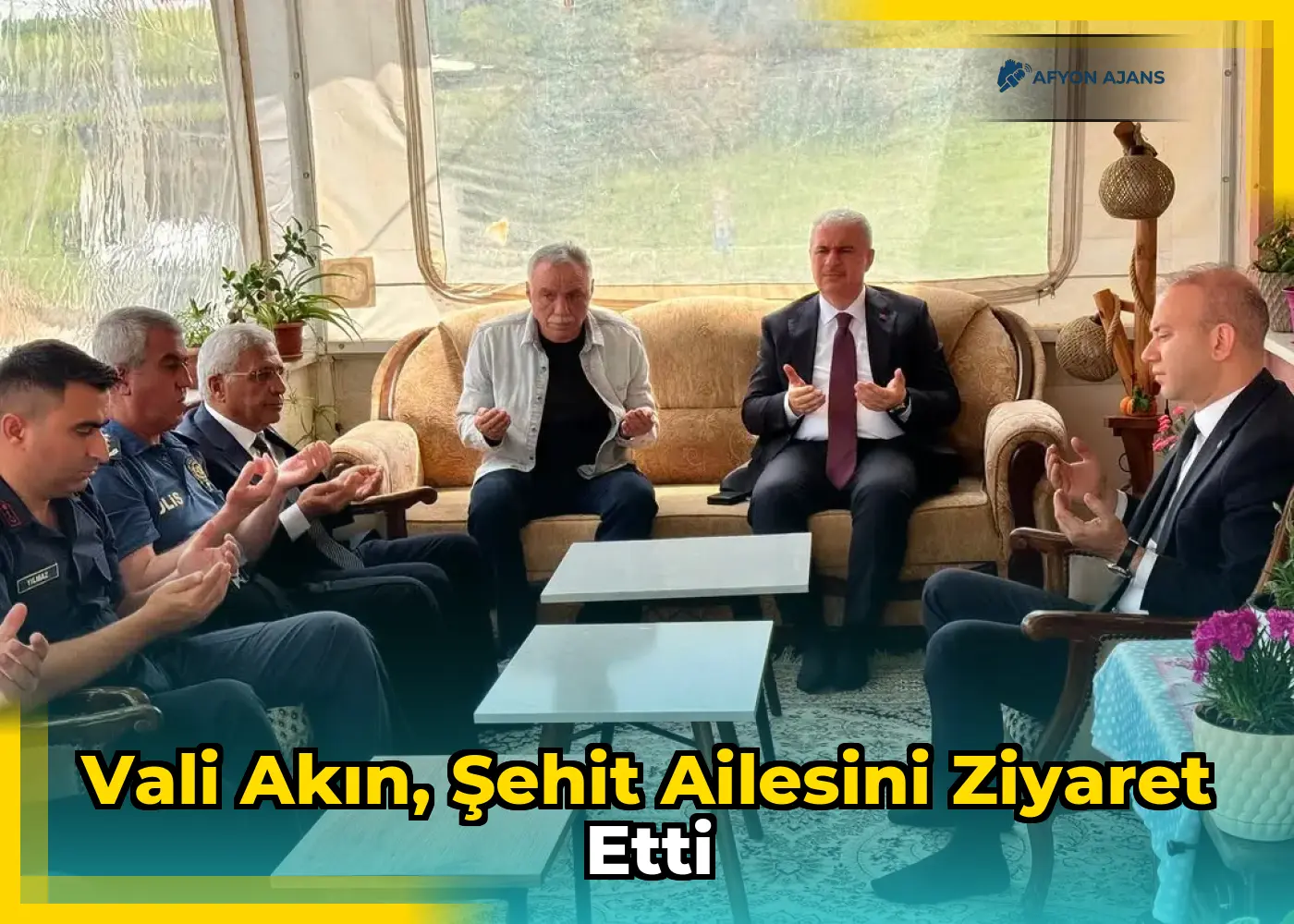Vali Akın, şehit ailesini ziyaret etti
