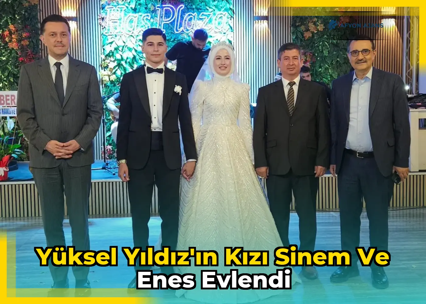 Yüksel Yıldız'ın Kızı Sinem ve Enes Evlendi
