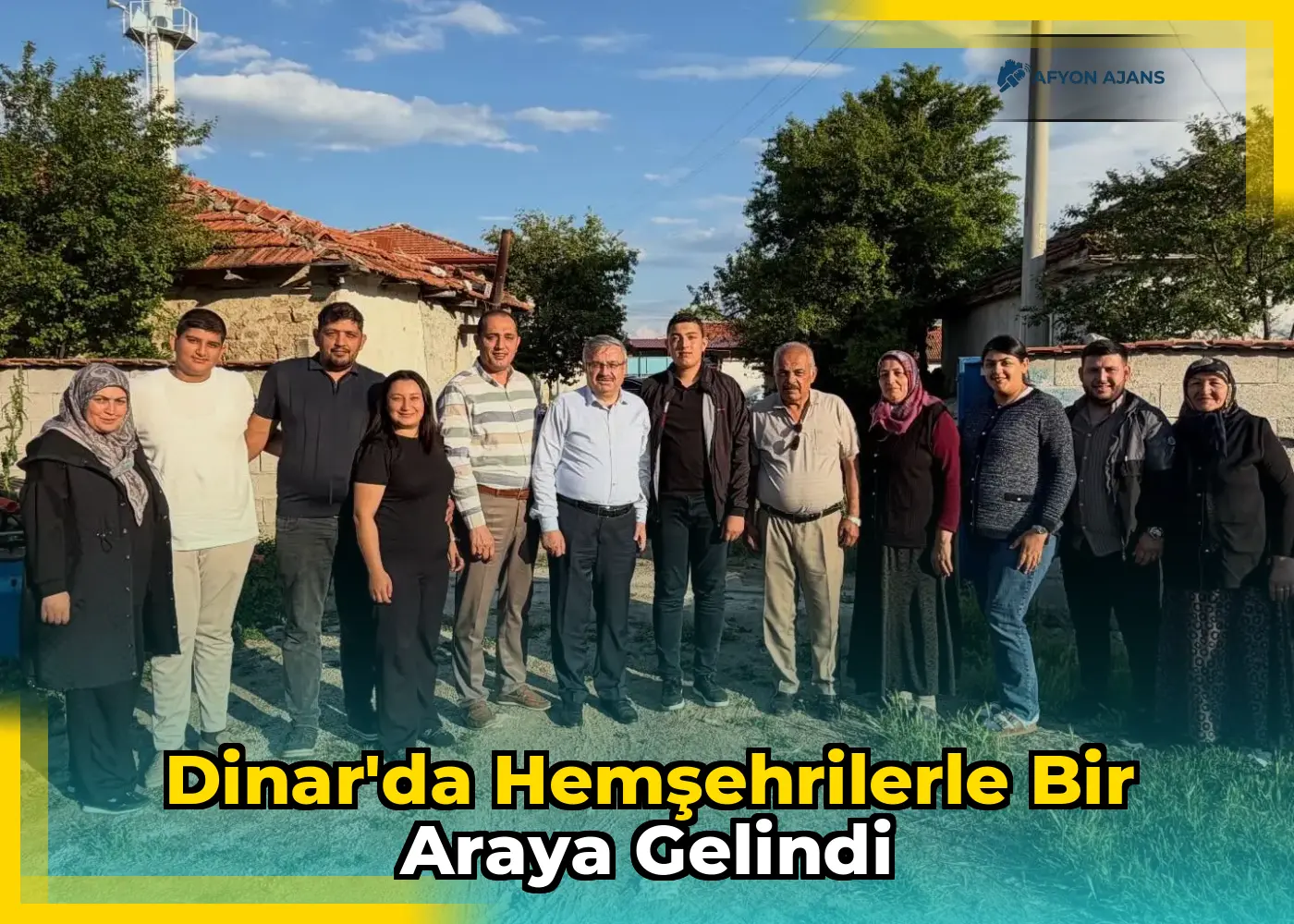 Dinar'da Hemşehrilerle Bir Araya Gelindi