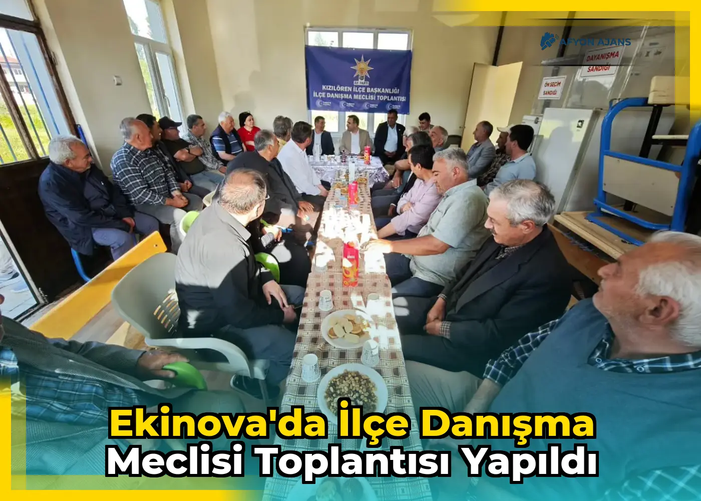 Ekinova'da İlçe Danışma Meclisi Toplantısı Yapıldı