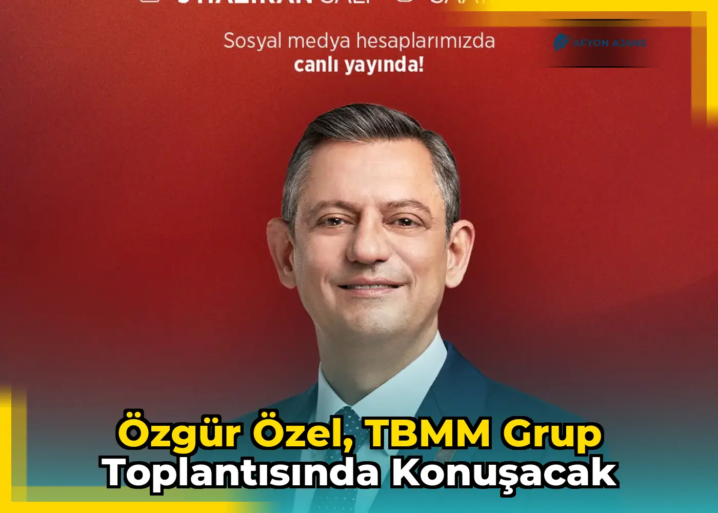 Özgür Özel, TBMM grup toplantısında konuşacak