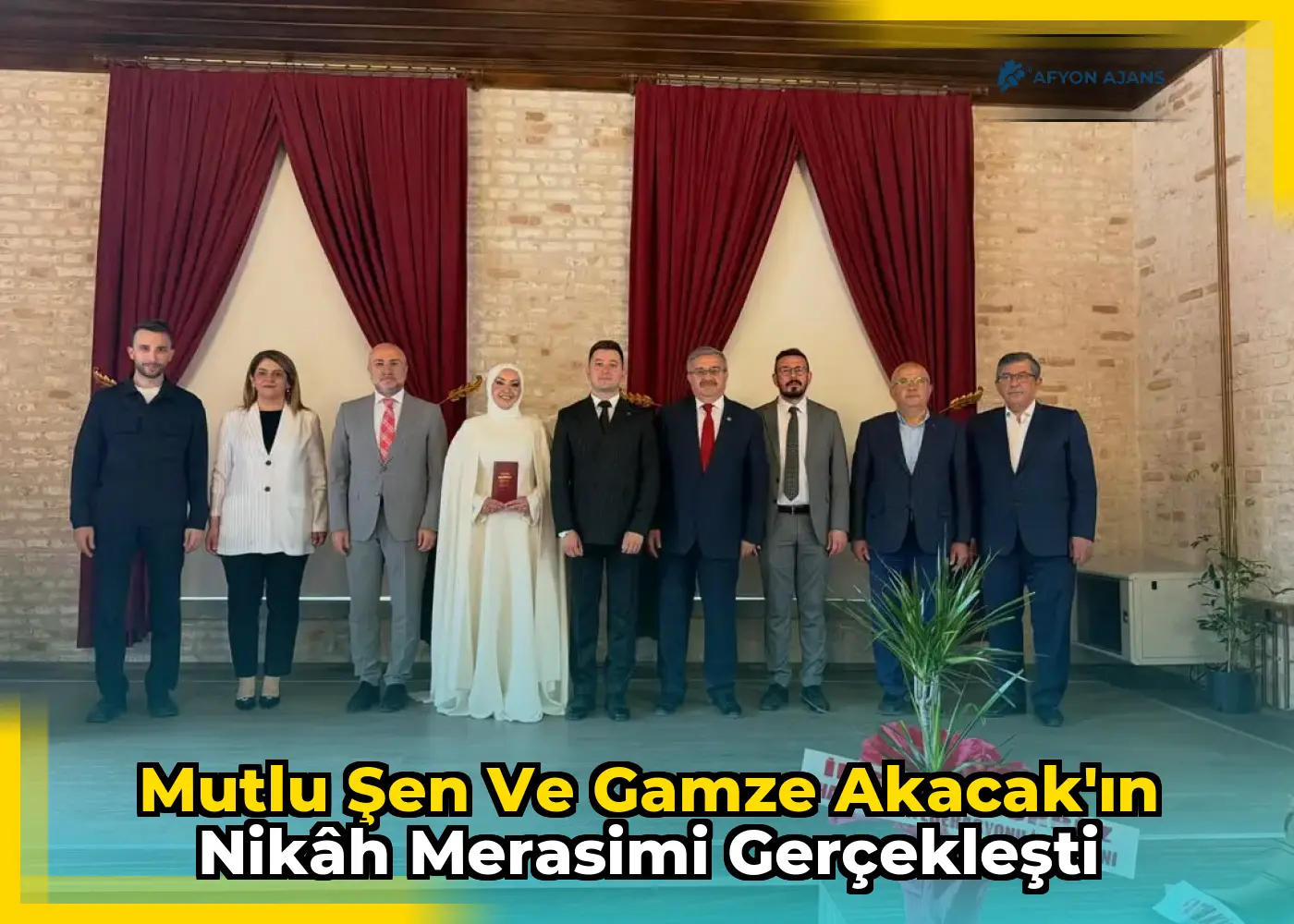 Mutlu Şen ve Gamze Akacak'ın nikâh merasimi gerçekleşti