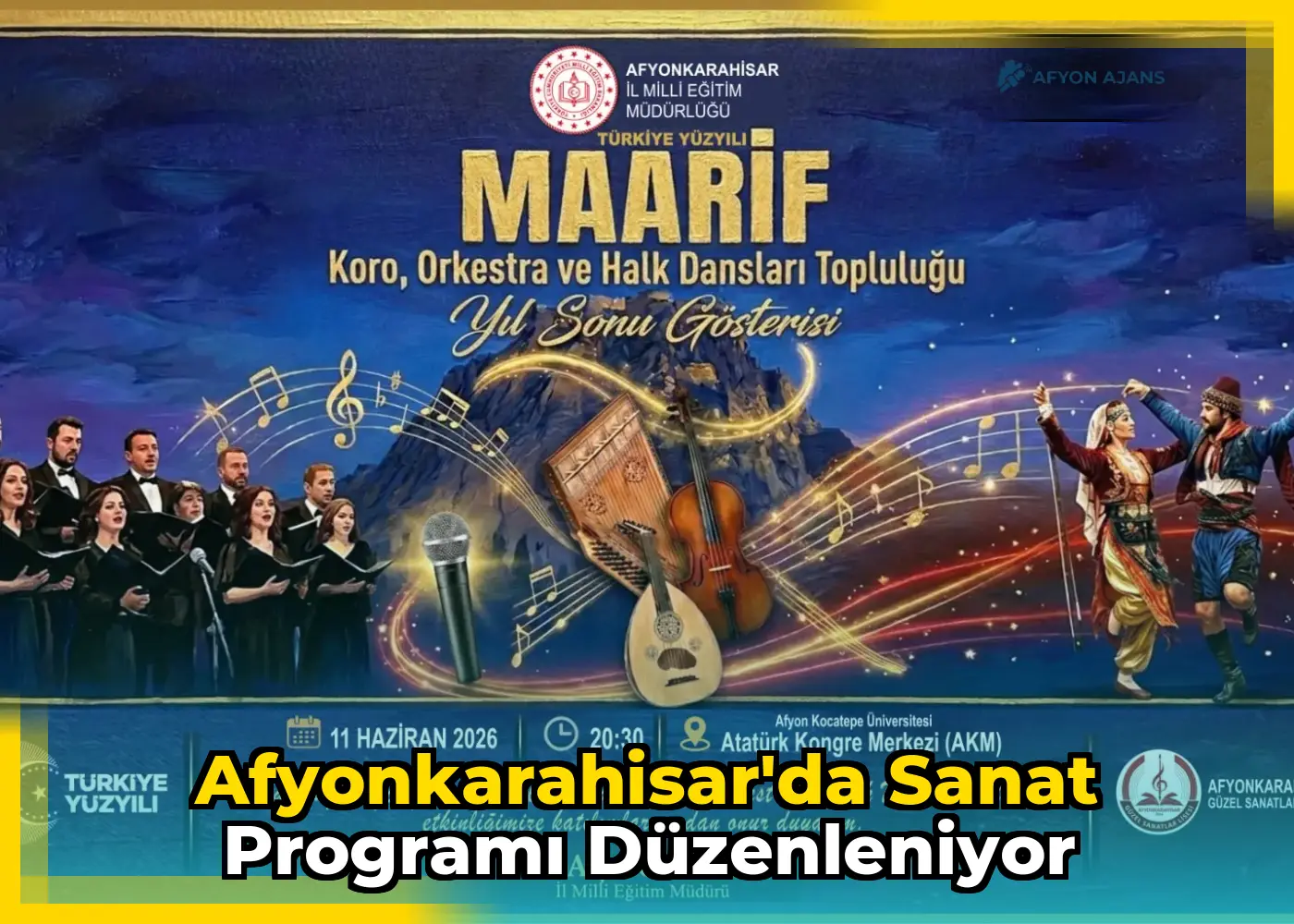 Afyonkarahisar'da Sanat Programı Düzenleniyor