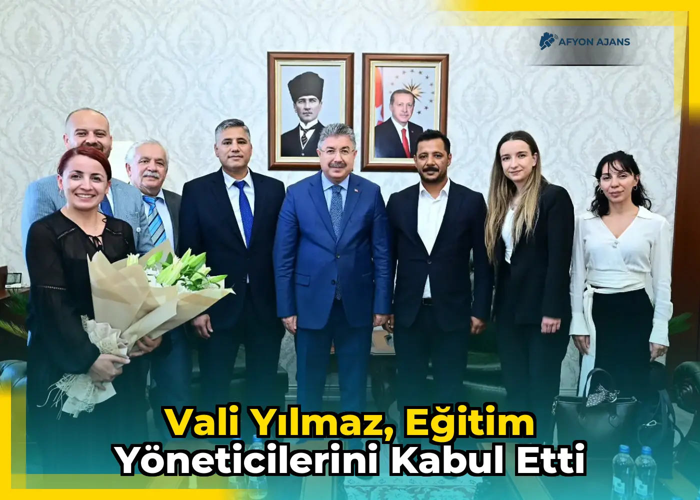 Vali Yılmaz, eğitim yöneticilerini kabul etti