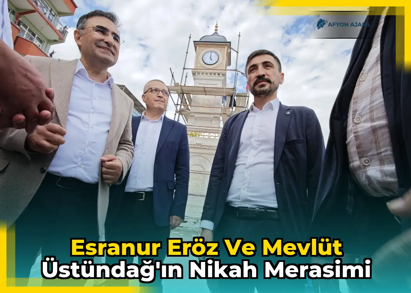 Esranur Eröz ve Mevlüt Üstündağ'ın nikah merasimi