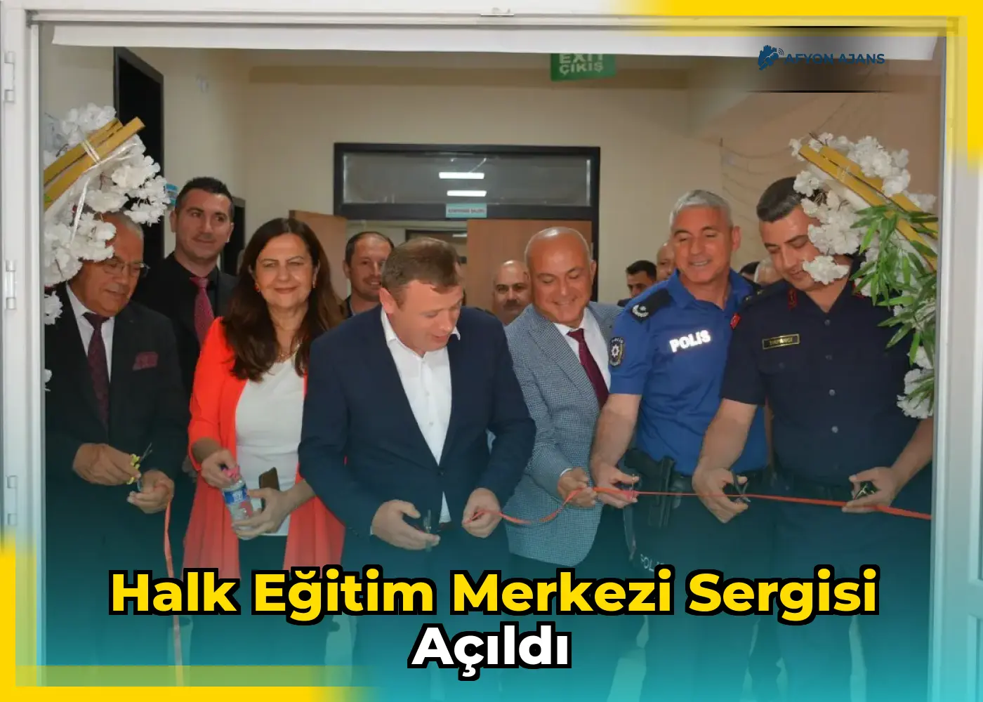 Halk Eğitim Merkezi sergisi açıldı