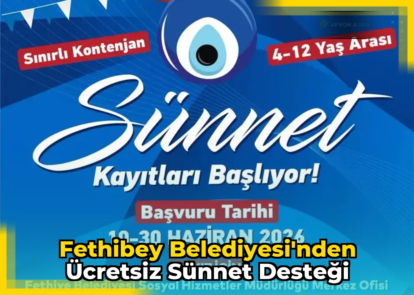 Fethibey Belediyesi'nden ücretsiz sünnet desteği