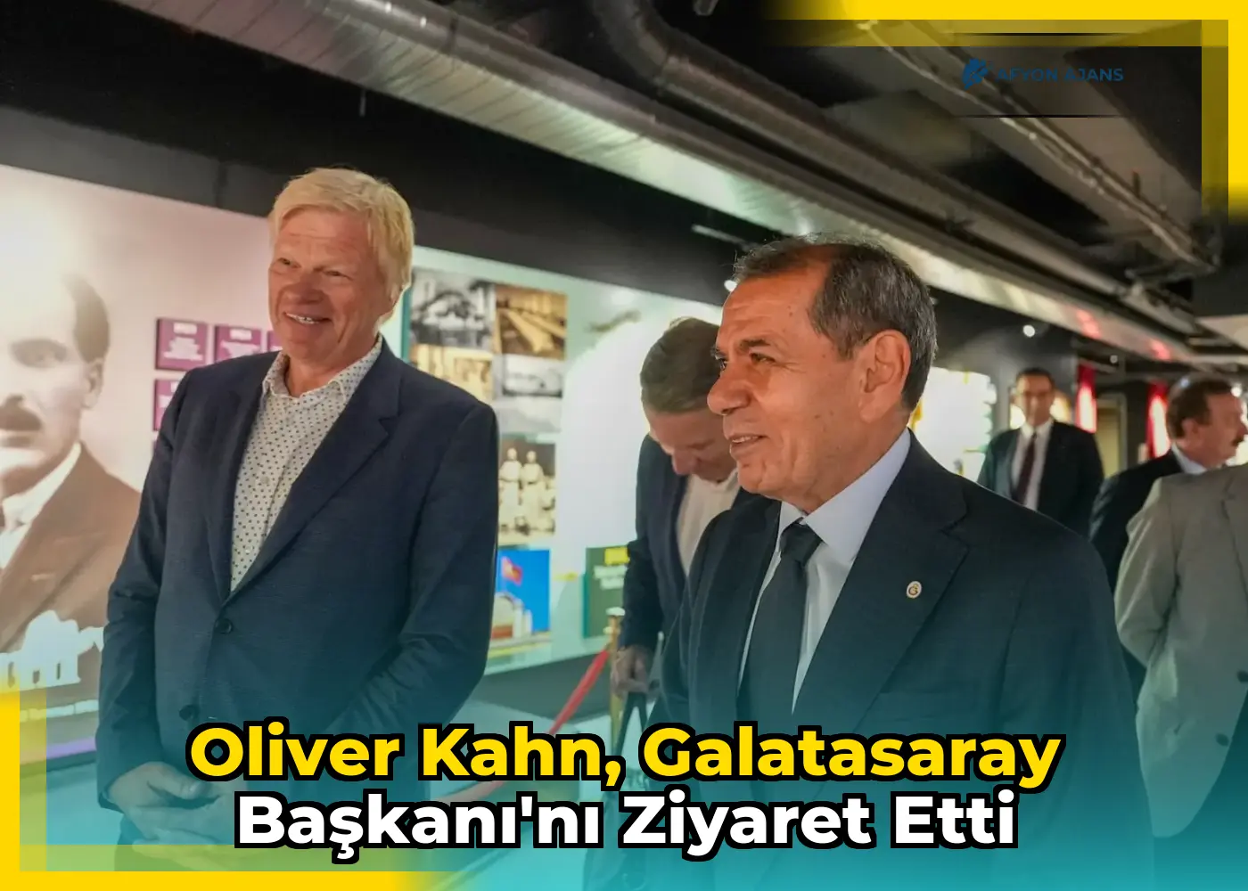 Oliver Kahn, Galatasaray Başkanı'nı ziyaret etti