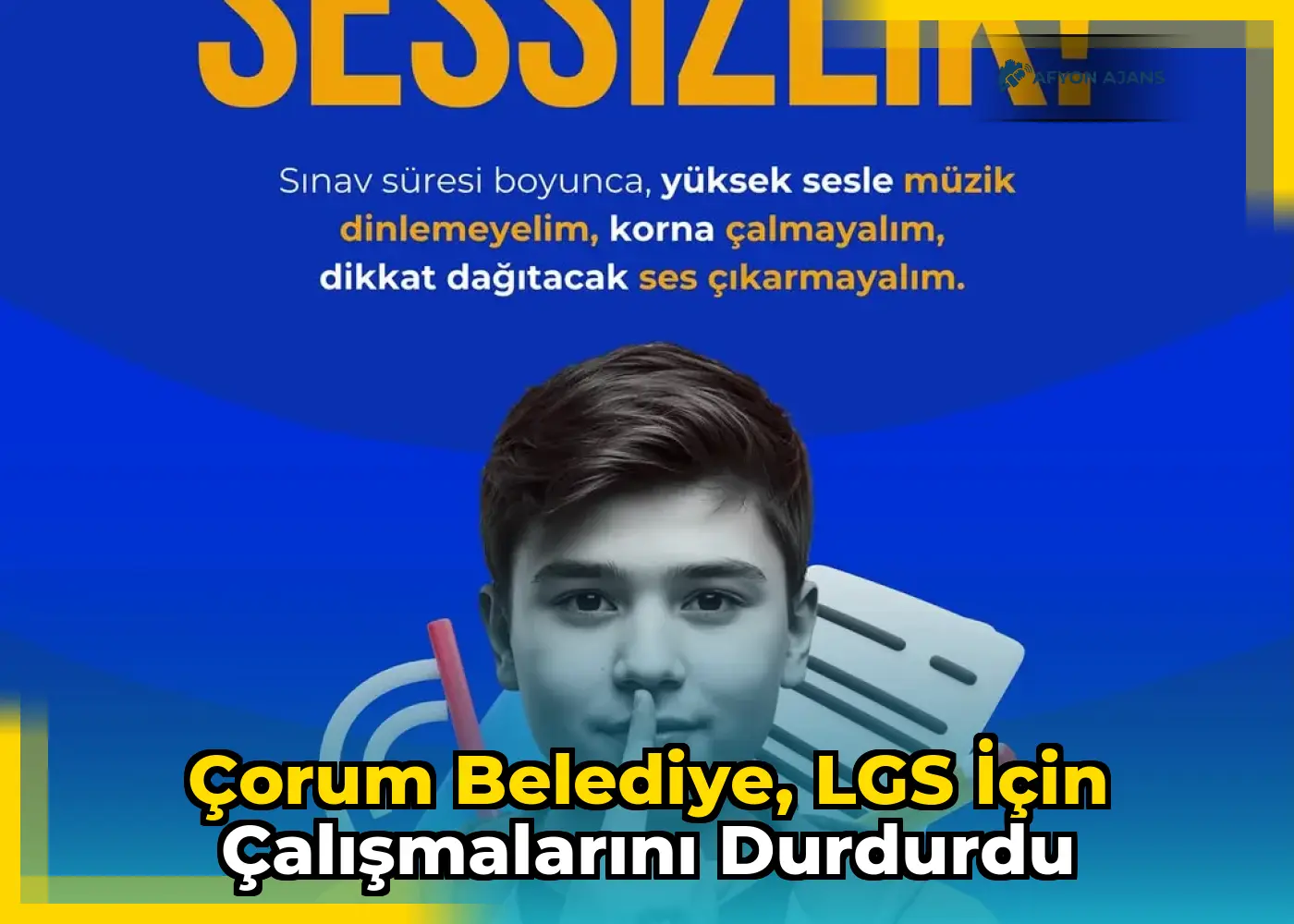 Çorum Belediye, LGS için çalışmalarını durdurdu