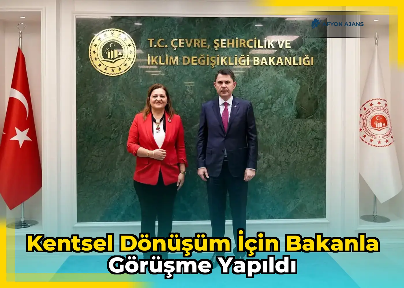 Kentsel dönüşüm için bakanla görüşme yapıldı