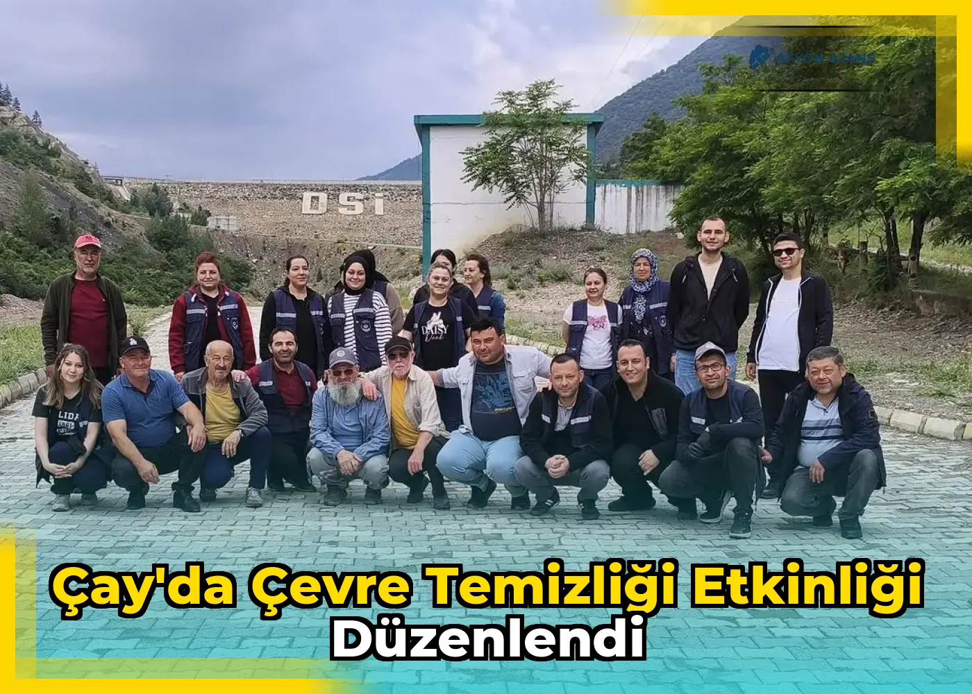 Çay'da çevre temizliği etkinliği düzenlendi