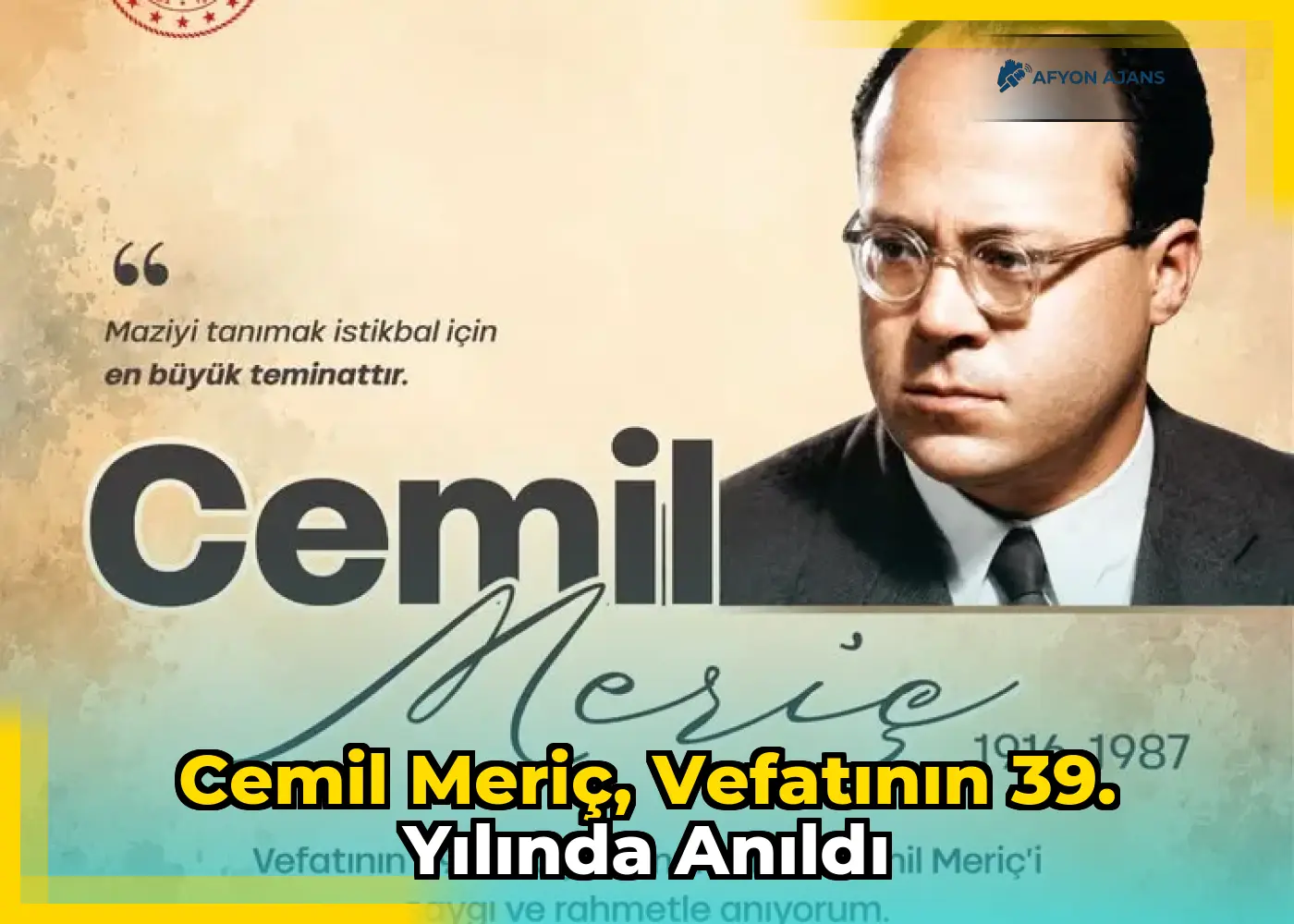 Cemil Meriç, vefatının 39. yılında anıldı