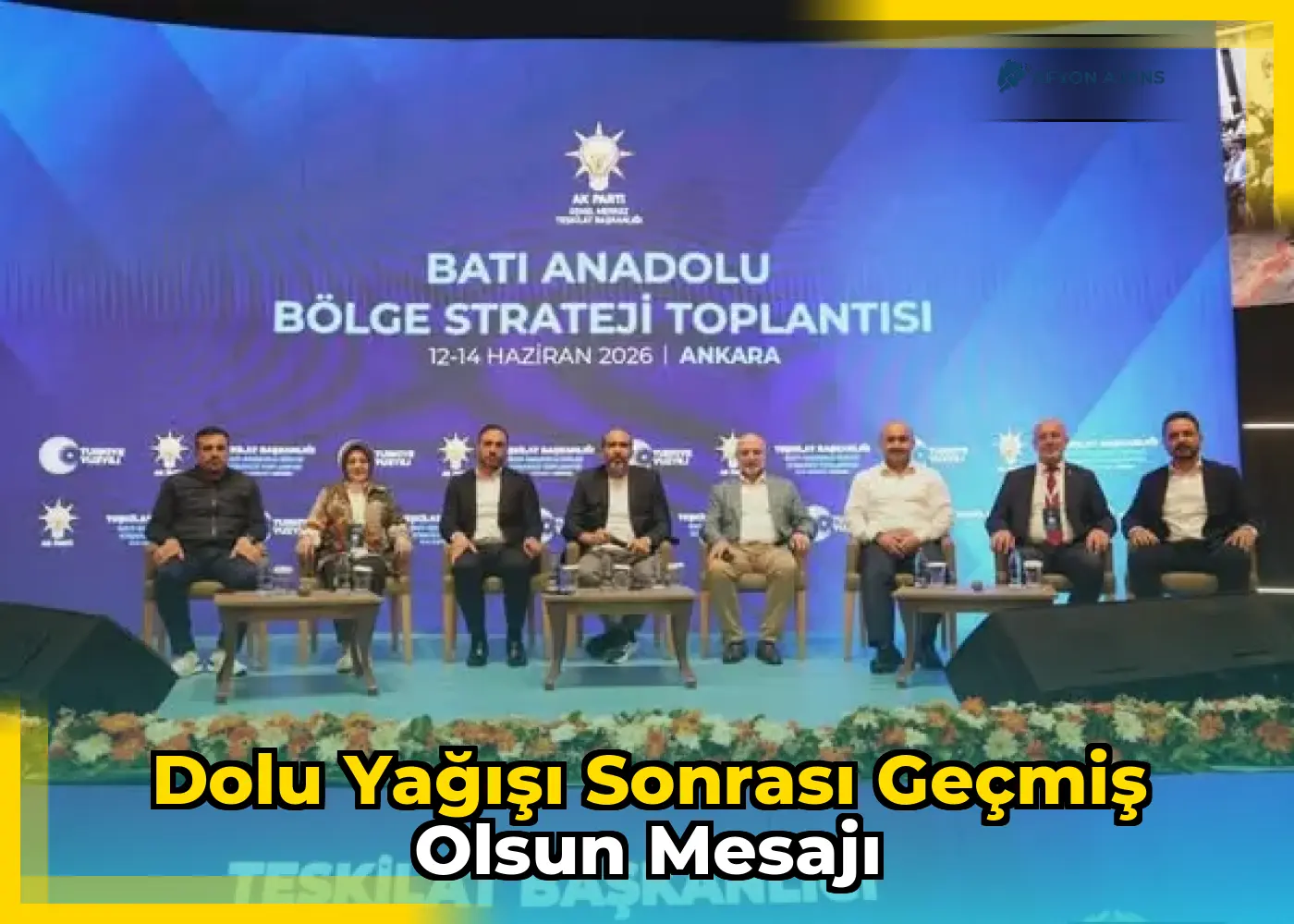 Dolu yağışı sonrası geçmiş olsun mesajı