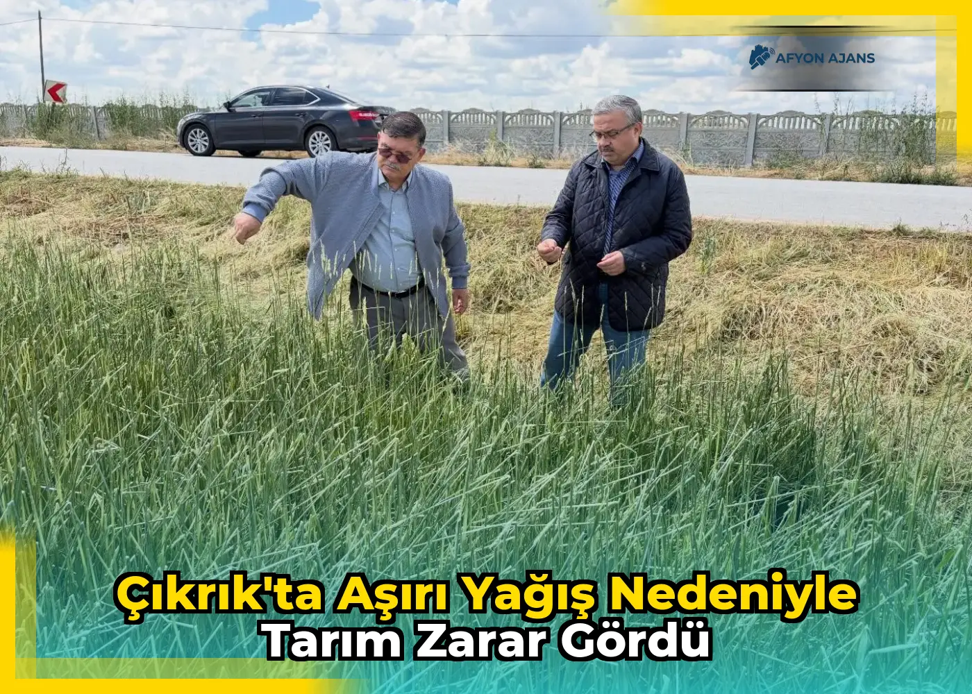 Çıkrık'ta aşırı yağış nedeniyle tarım zarar gördü