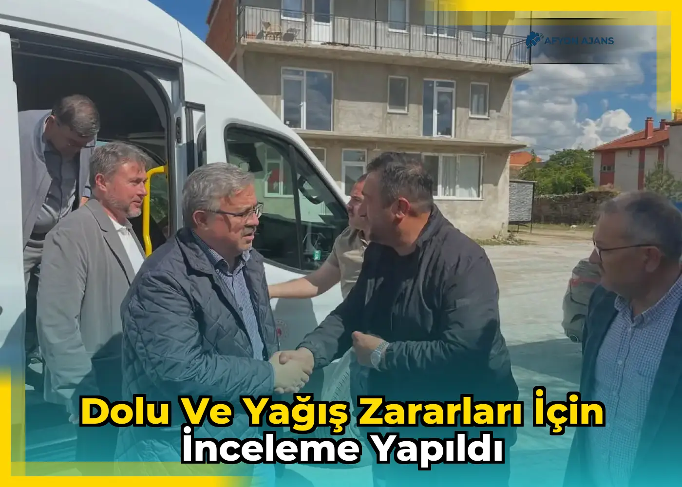 Dolu ve yağış zararları için inceleme yapıldı