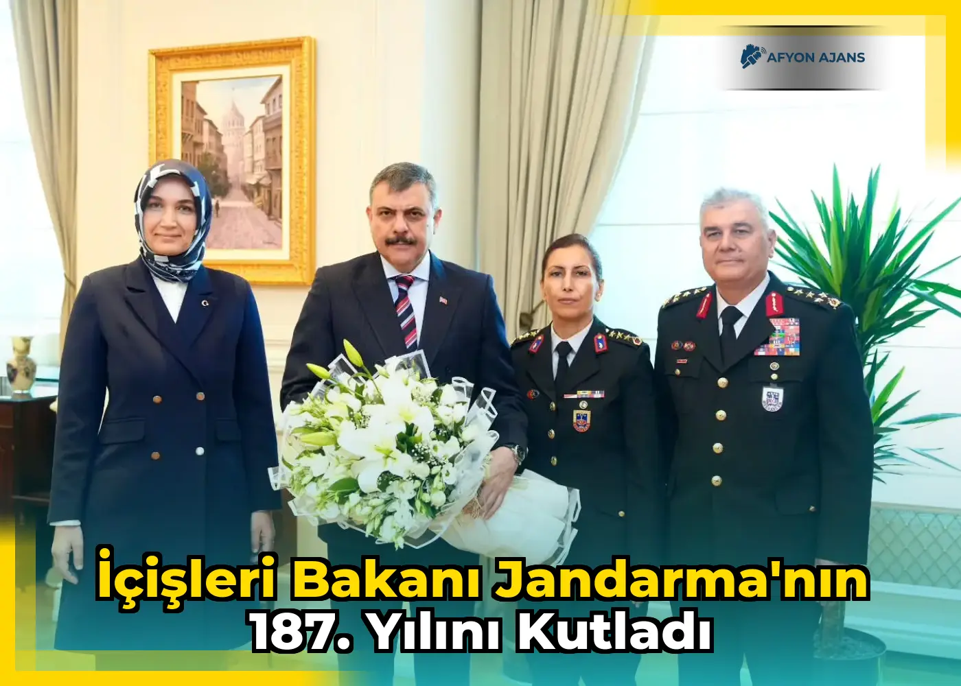 İçişleri Bakanı Jandarma'nın 187. Yılını Kutladı