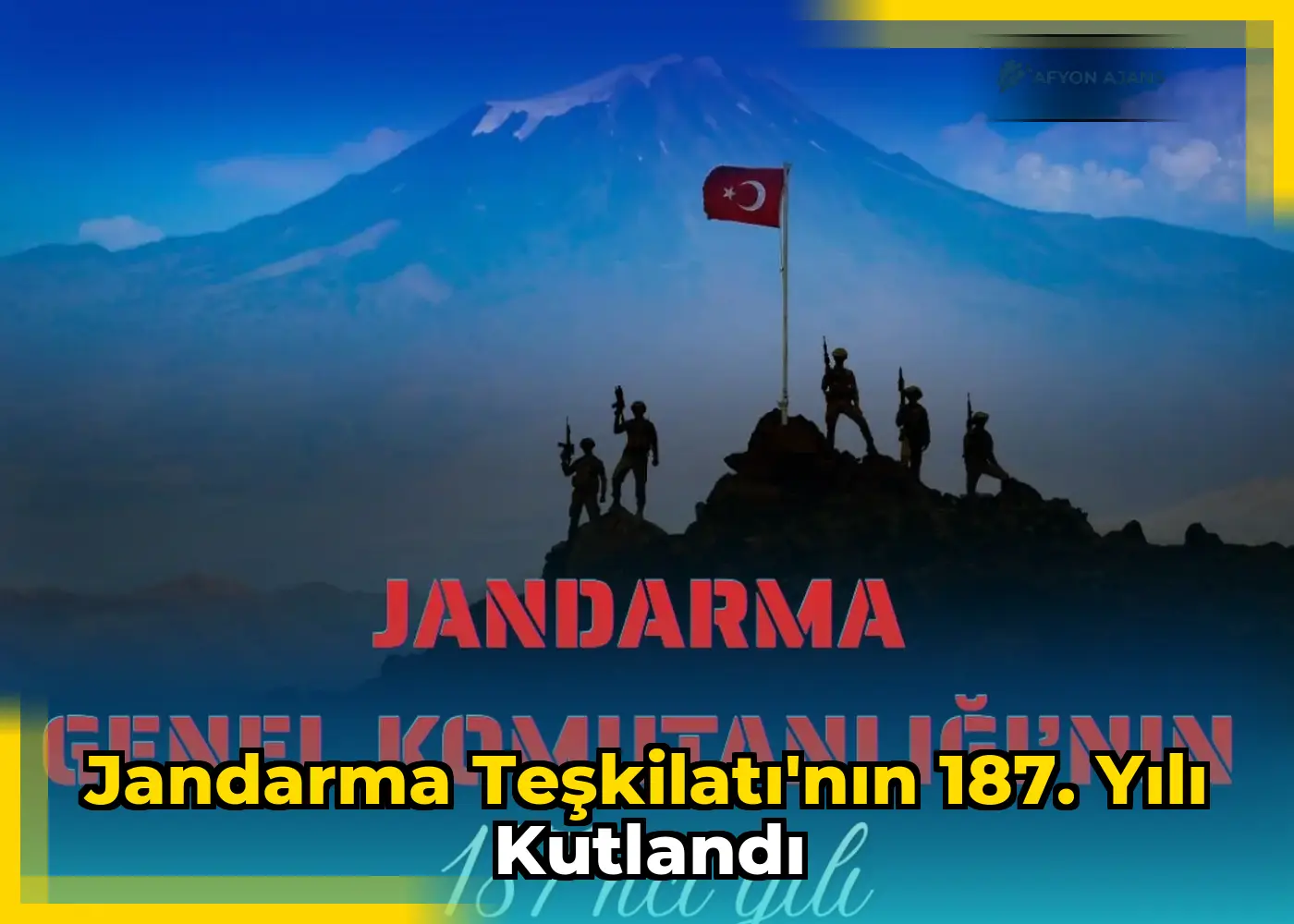 Jandarma Teşkilatı'nın 187. Yılı Kutlandı