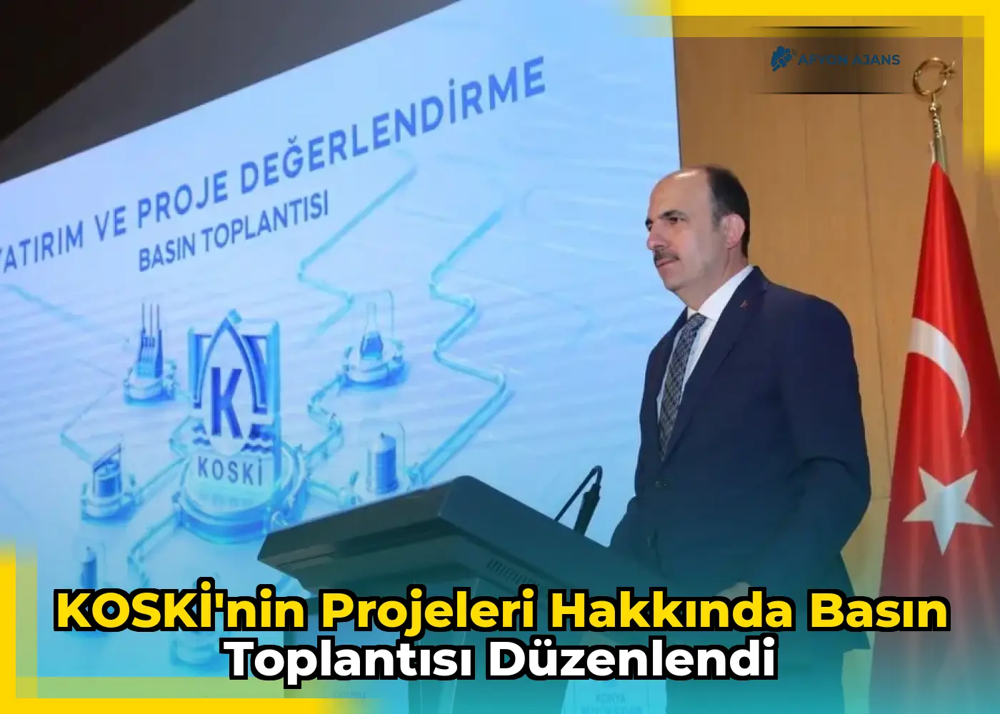 KOSKİ'nin projeleri hakkında basın toplantısı düzenlendi