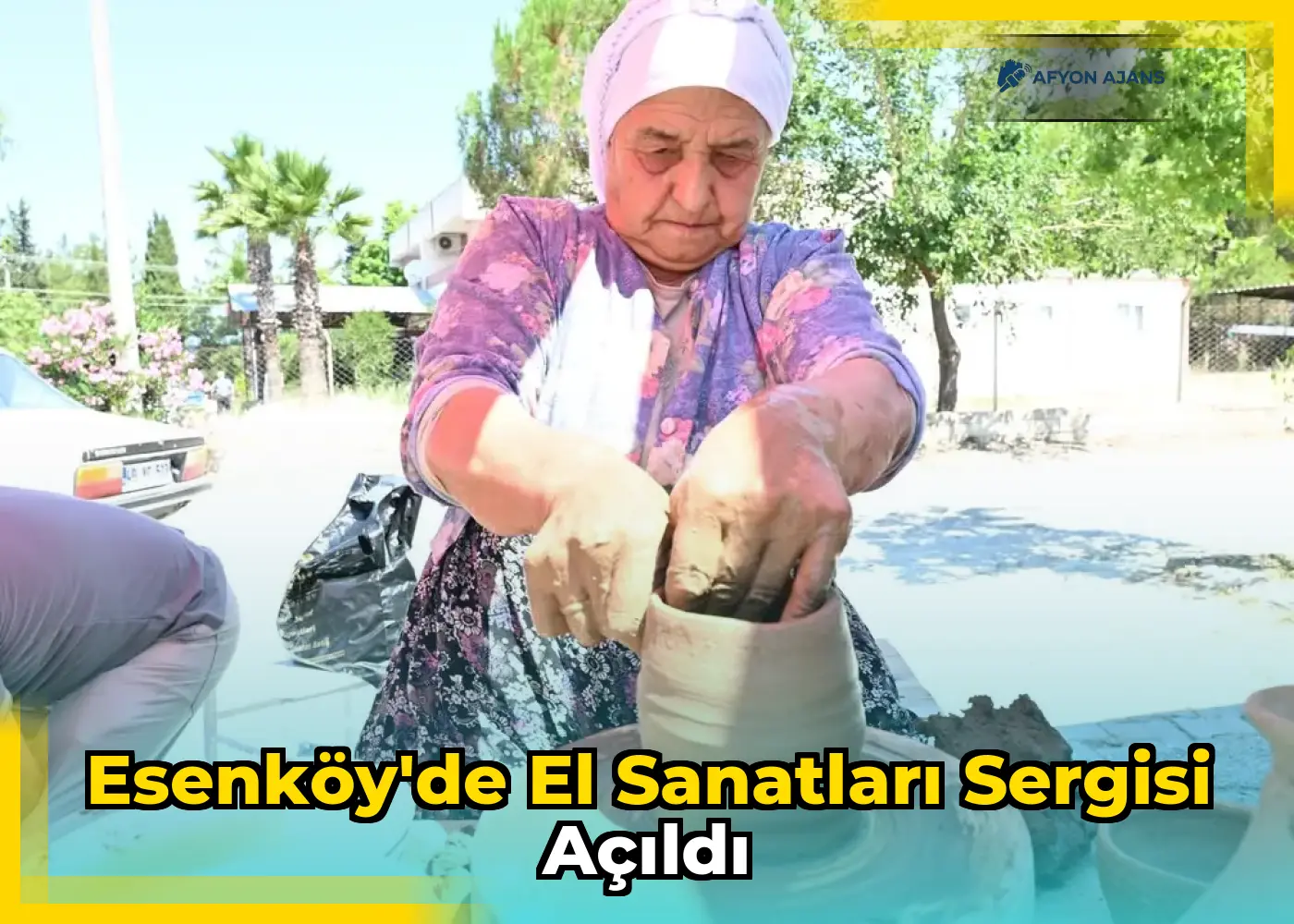 Esenköy'de El Sanatları Sergisi Açıldı