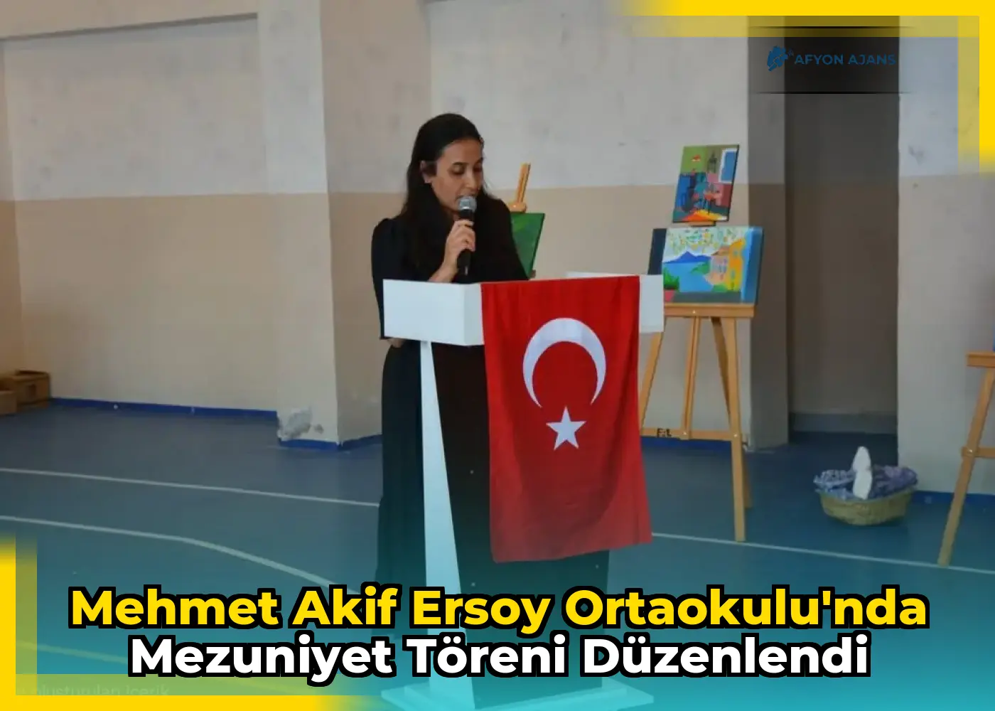 Mehmet Akif Ersoy Ortaokulu'nda Mezuniyet Töreni Düzenlendi