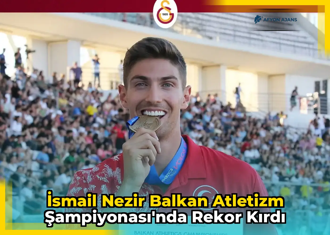 İsmail Nezir Balkan Atletizm Şampiyonası'nda Rekor Kırdı