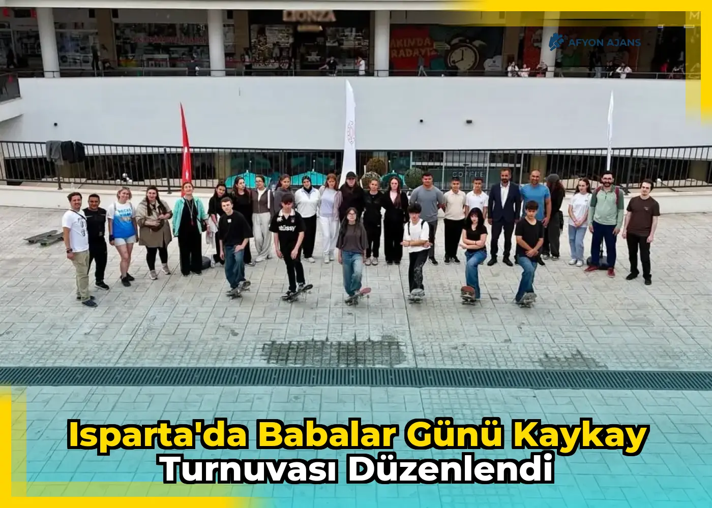 Isparta'da Babalar Günü Kaykay Turnuvası Düzenlendi