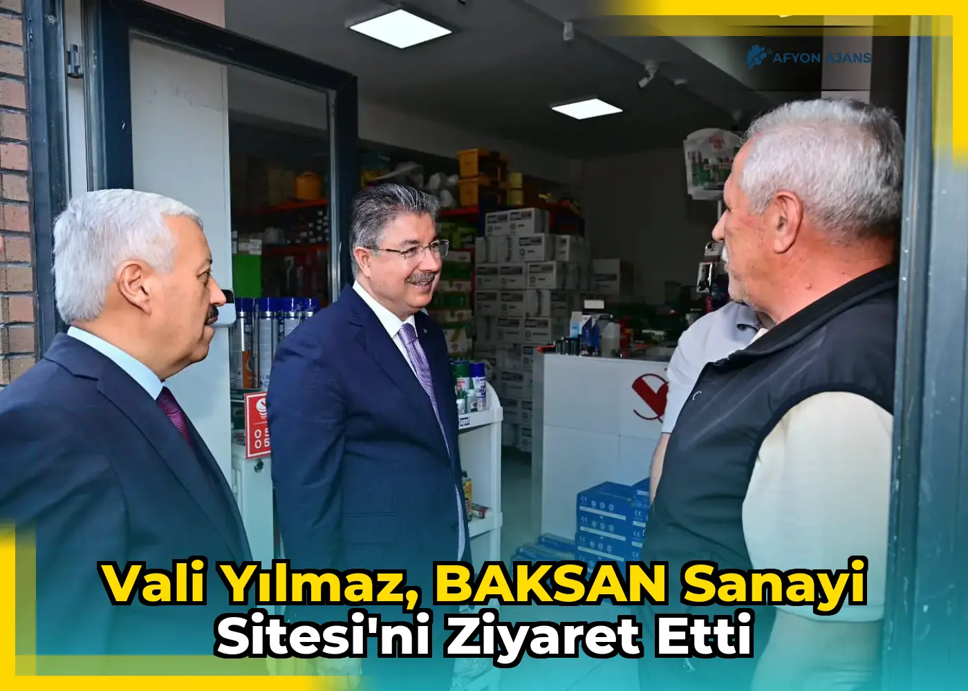 Vali Yılmaz, BAKSAN Sanayi Sitesi'ni ziyaret etti