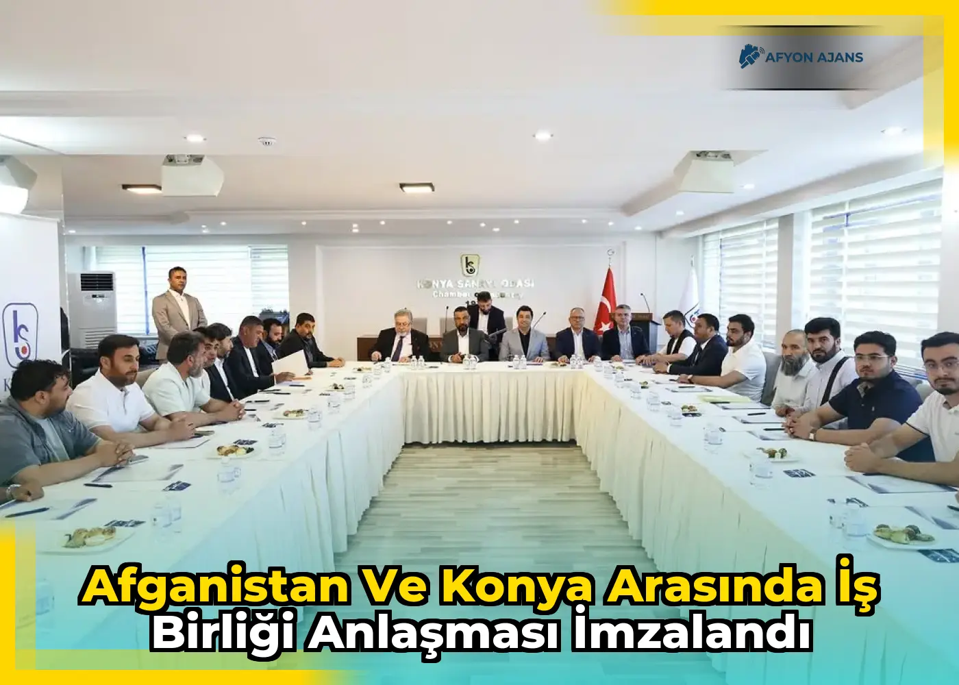 Afganistan ve Konya arasında iş birliği anlaşması imzalandı