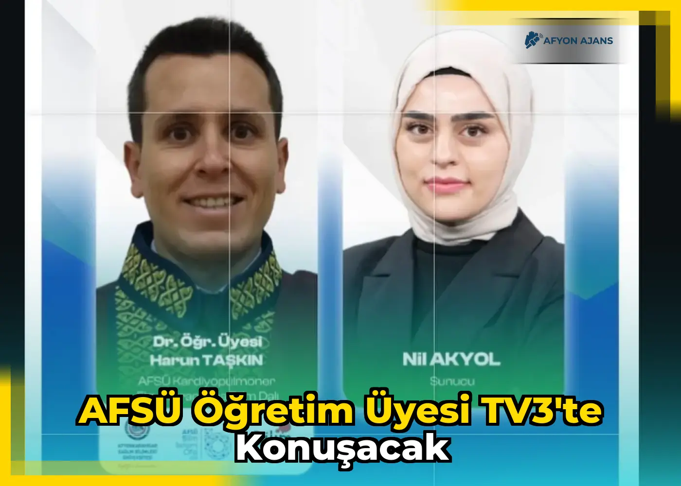 AFSÜ Öğretim Üyesi TV3'te Konuşacak