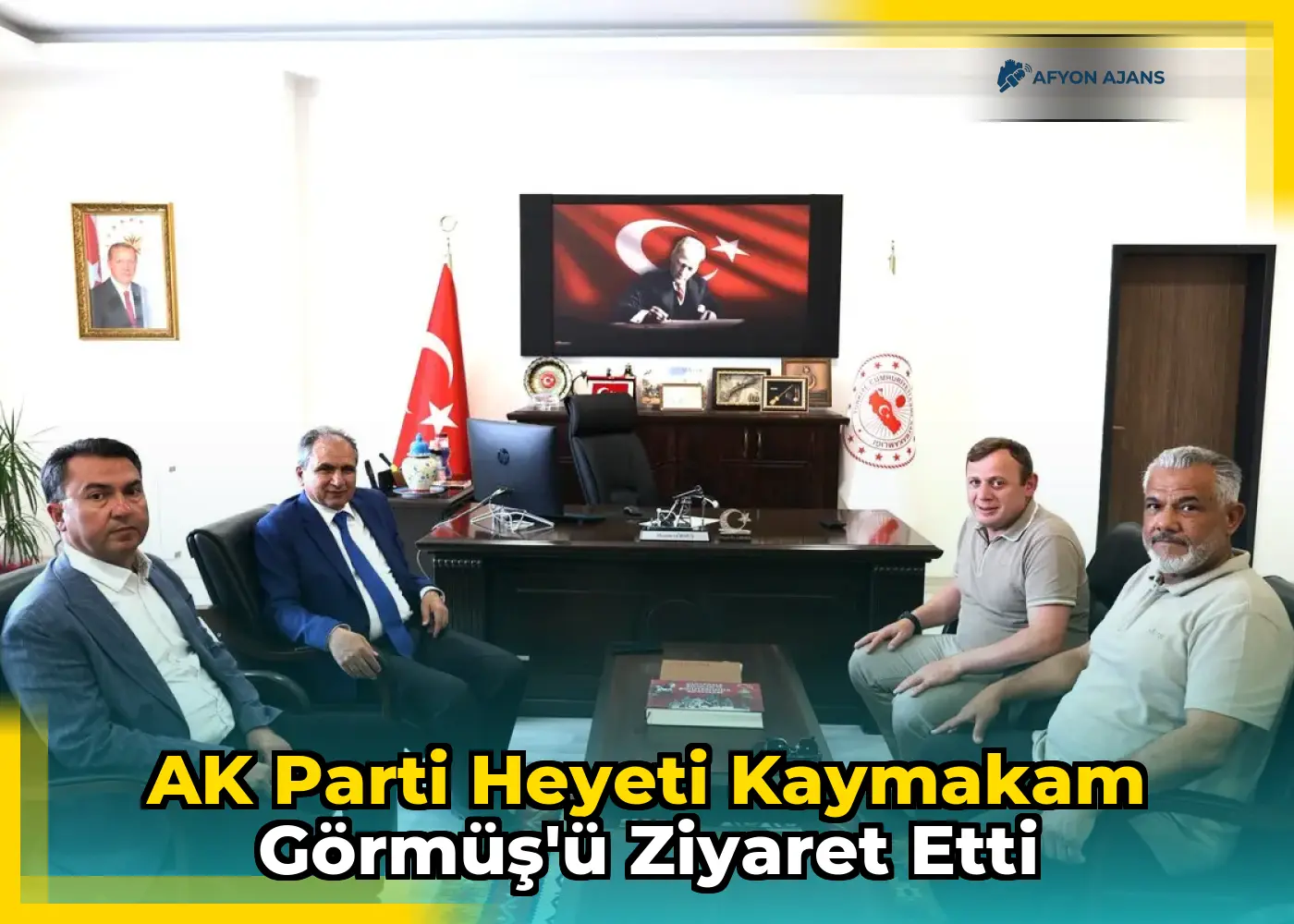 AK Parti heyeti Kaymakam Görmüş'ü ziyaret etti