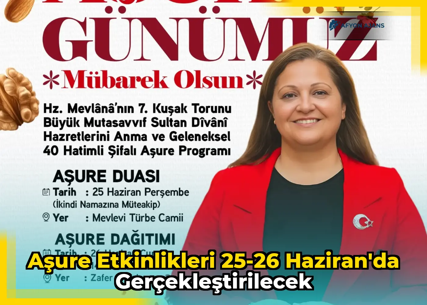 Aşure etkinlikleri 25-26 Haziran'da gerçekleştirilecek