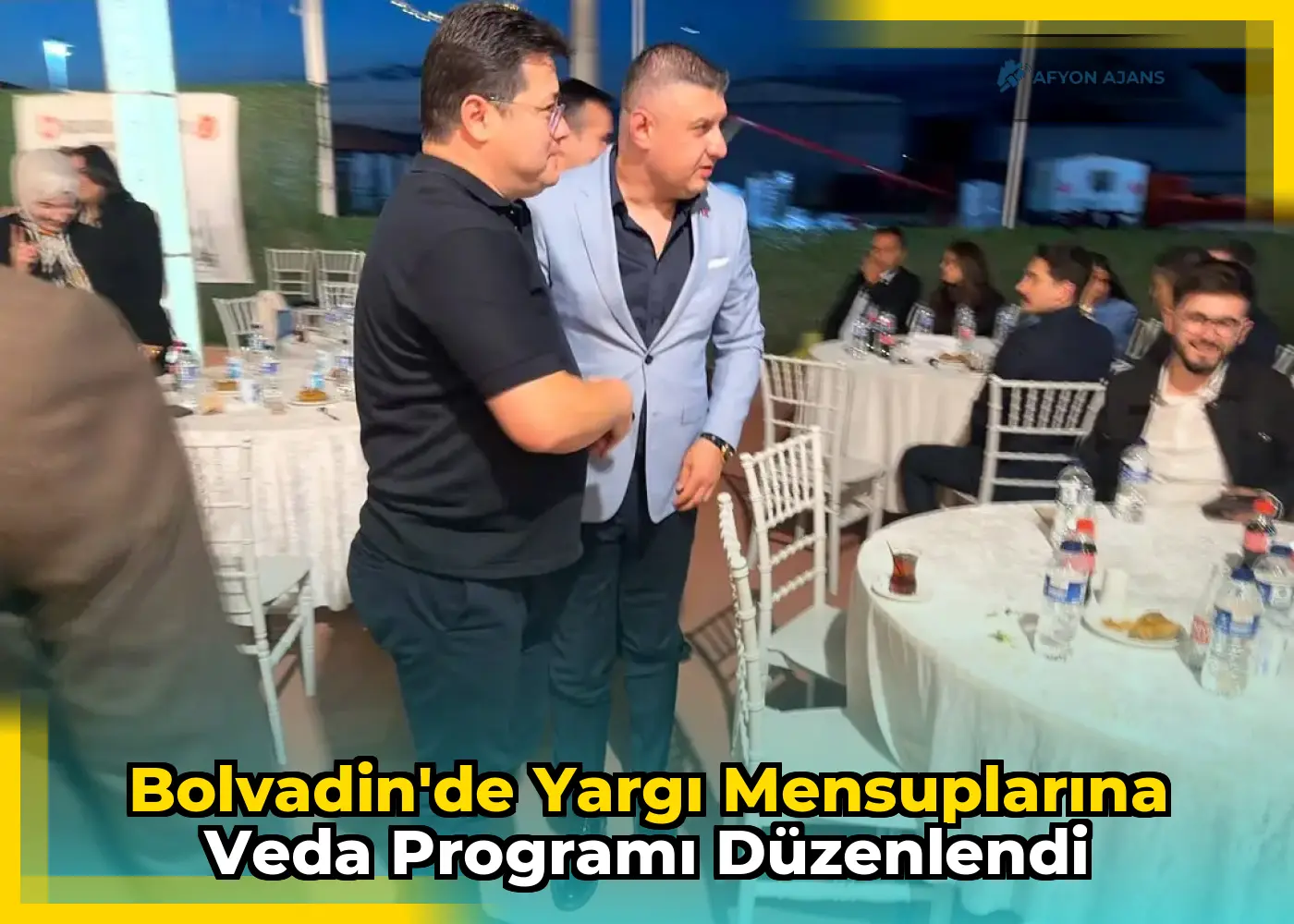 Bolvadin'de Yargı Mensuplarına Veda Programı Düzenlendi