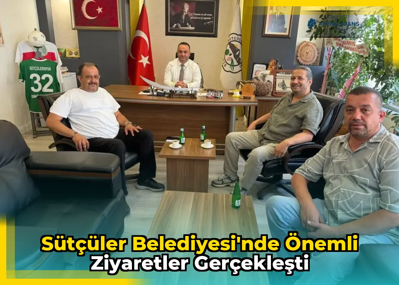 Sütçüler Belediyesi'nde Önemli Ziyaretler Gerçekleşti