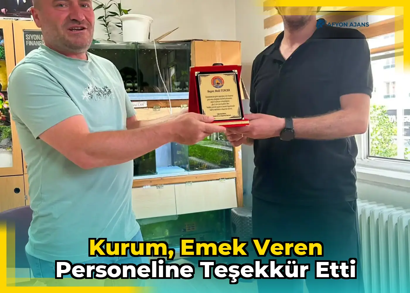Kurum, emek veren personeline teşekkür etti