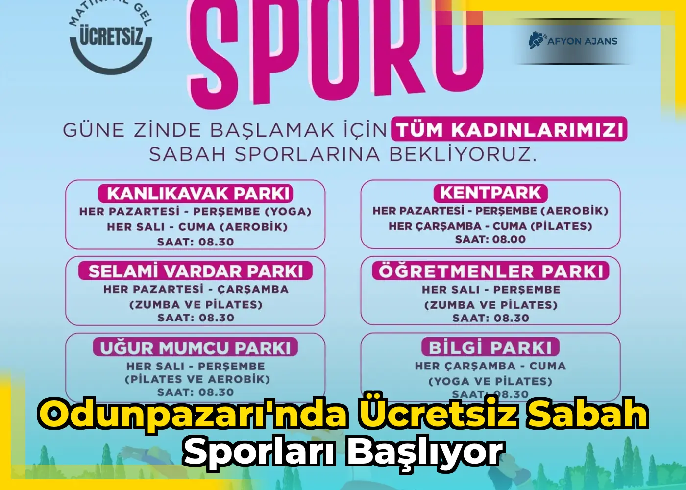 Odunpazarı'nda Ücretsiz Sabah Sporları Başlıyor