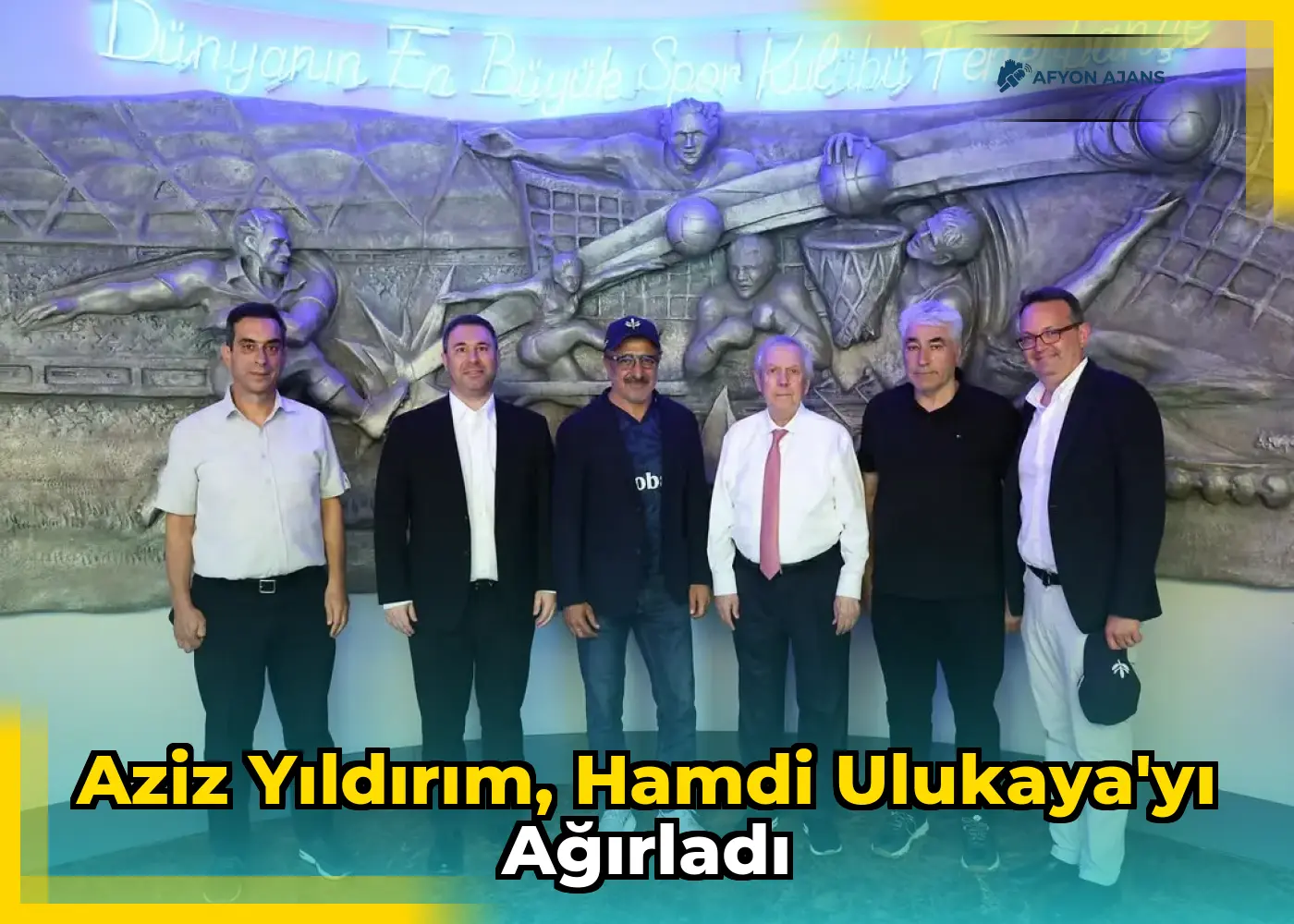 Aziz Yıldırım, Hamdi Ulukaya'yı ağırladı