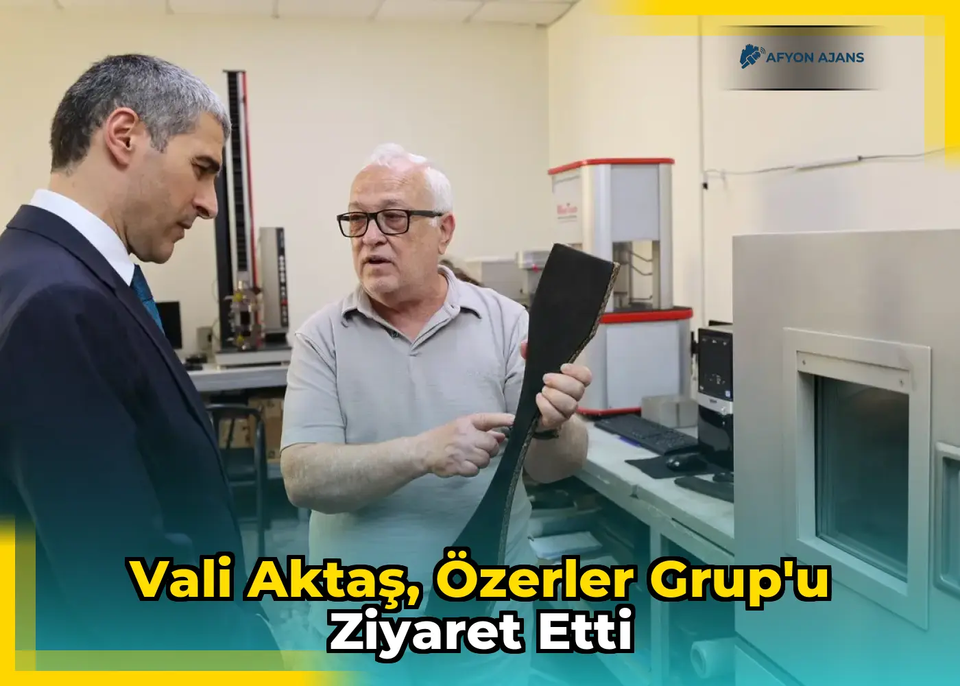 Vali Aktaş, Özerler Grup'u Ziyaret Etti