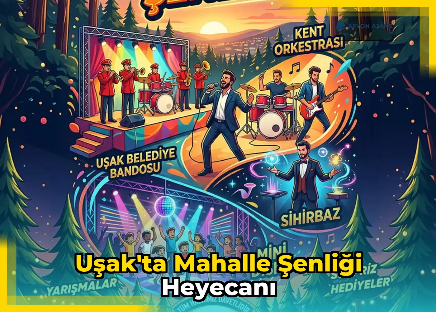 Uşak'ta Mahalle Şenliği Heyecanı