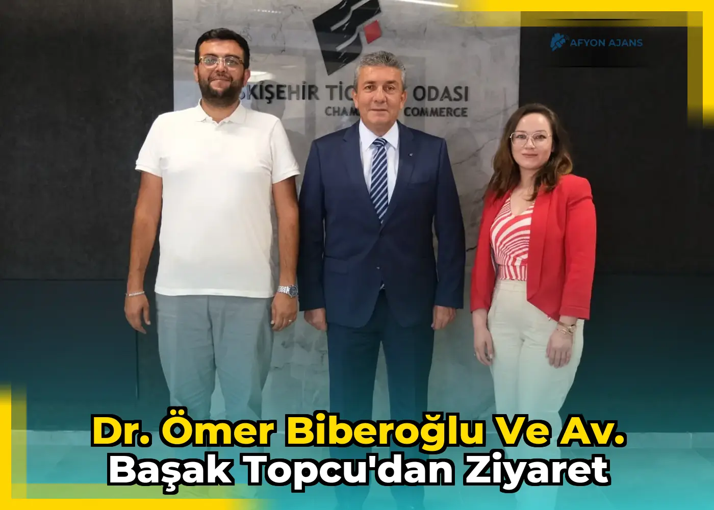 Dr. Ömer Biberoğlu ve Av. Başak Topcu'dan ziyaret