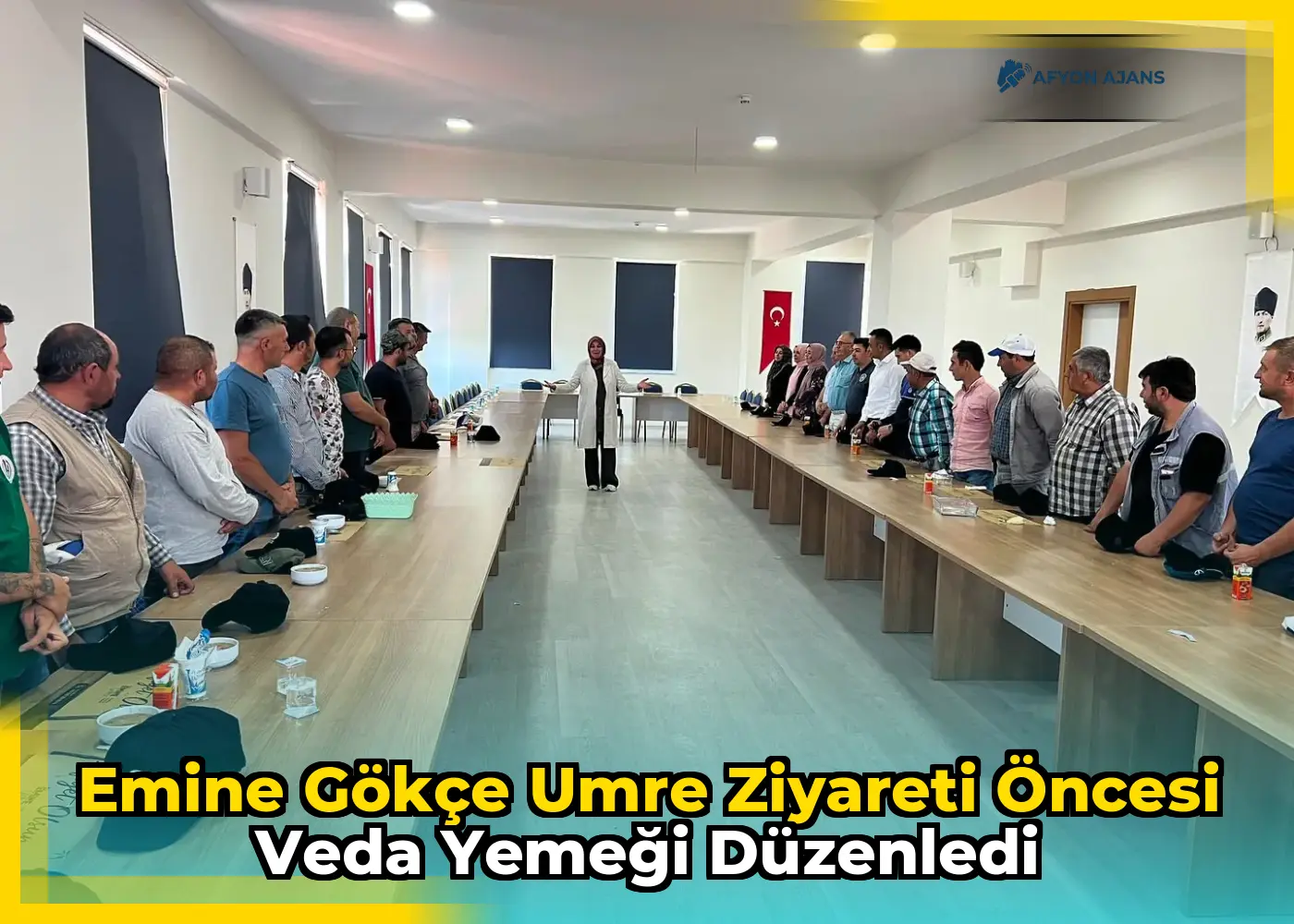 Emine Gökçe Umre Ziyareti Öncesi Veda Yemeği Düzenledi