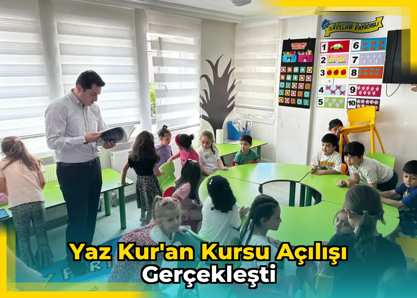 Yaz Kur'an Kursu Açılışı Gerçekleşti