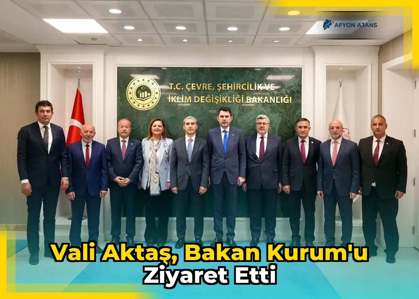 Vali Aktaş, Bakan Kurum'u Ziyaret Etti