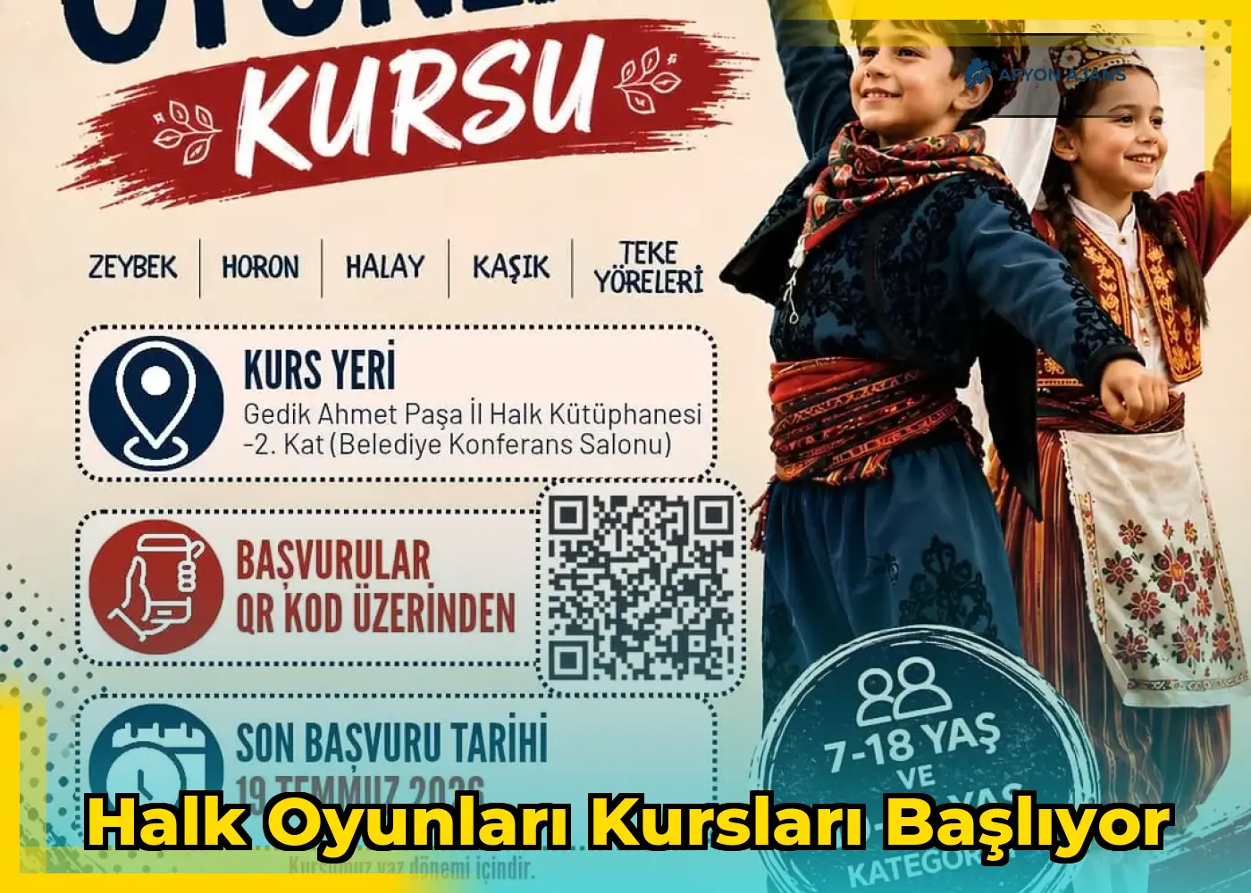 Halk Oyunları Kursları Başlıyor